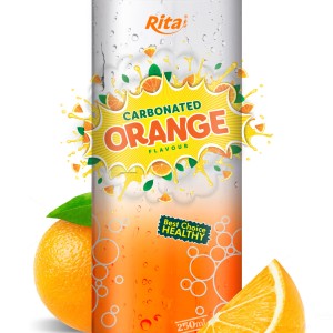 250ml Canned Carbonated Orange Drink